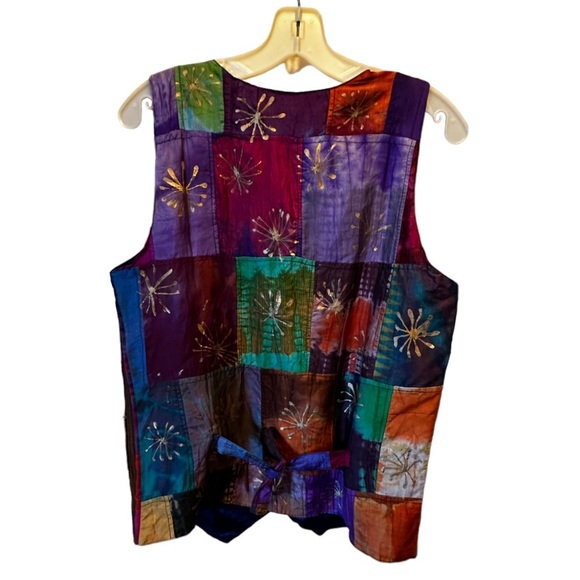 Vintage Fleurs Silk Vest‎ - Picture 4 of 5